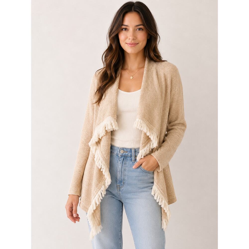 Bohemian Open Front Cardigan Womens Size XXL Hippie Peasant Cottagecore Granola - Picture 1 of 4